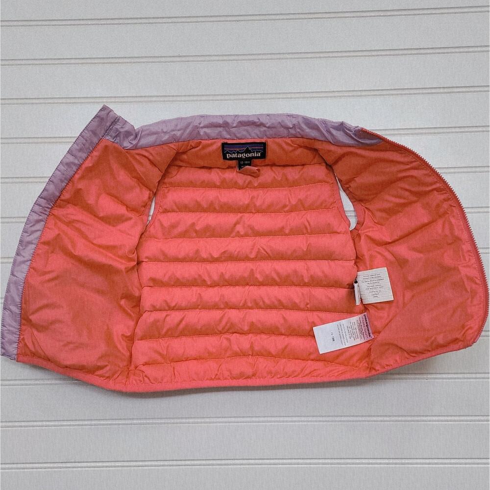 Patagonia Baby Toddler Down Sweater Vest Size 12-18 Months Pink - Picture 4 of 6